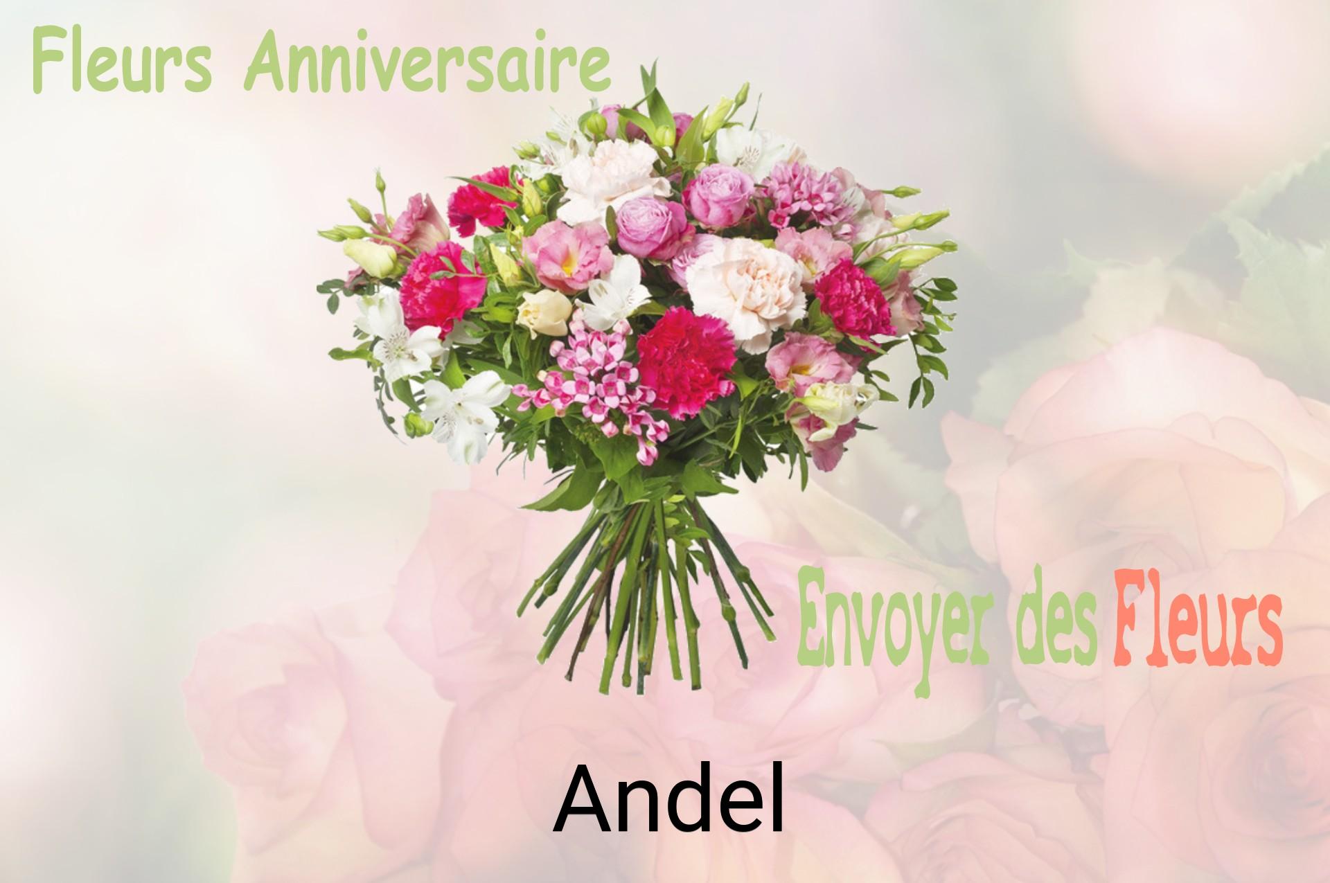 Bouquet de fleurs d’anniversaire livré à Andel